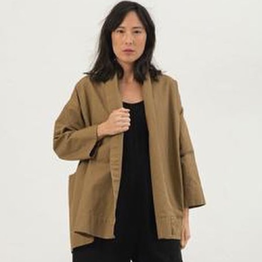 Elizabeth Suzann Clyde Canvas Jacket Tan XS